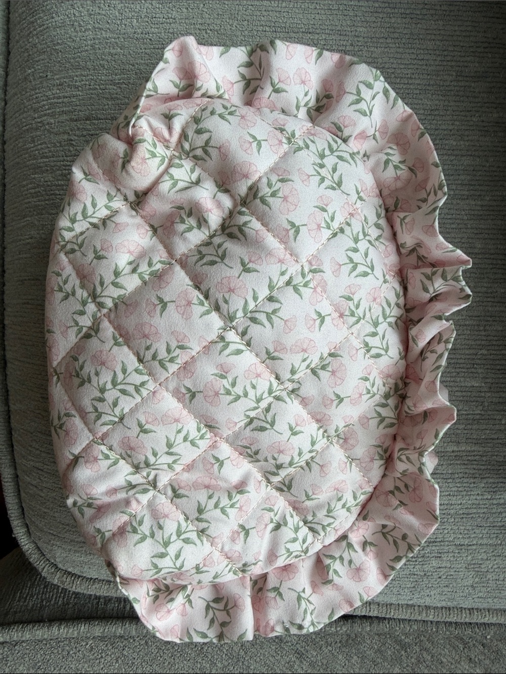 Pink makeup bag